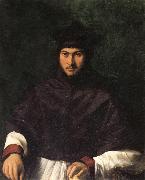 CARPI, Girolamo da Portrait of Archbishop Bartolini Salimbeni oil